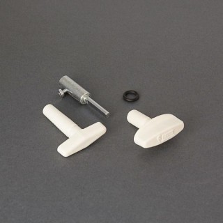 1 - Witte ventilatie-uitbreidingsset Fiamma Turbo Vent camperpatrijspoort